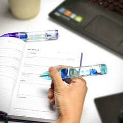 Soothing visuals from Yue Motion Lava Pens help focus and calm.