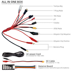 YUFAY compatibility connectors guide summarizes supported adapters and safe charging options.
