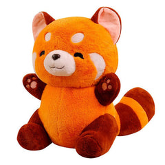 YUKOUQIAN red panda plush nine-inch full view showing size and form for daily use