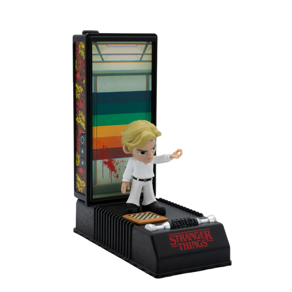 YuMe Eleven figure on branded display stand for showcasing