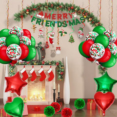 Yumiche fringe curtains frame the backdrop with shimmer
