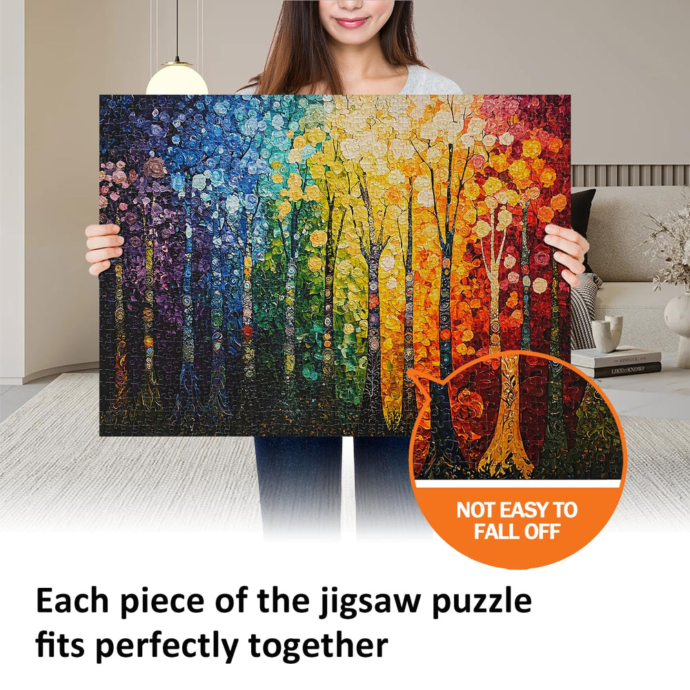 Yunlus 1000-piece forest puzzle art challenging for puzzle lovers