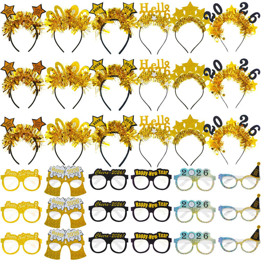 Yunsailing 2026 New Year glasses design-01, lightweight festive prop for photos