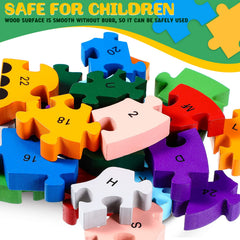 Yunsailing elephant puzzle offers large, easy-to-handle blocks for little hands.