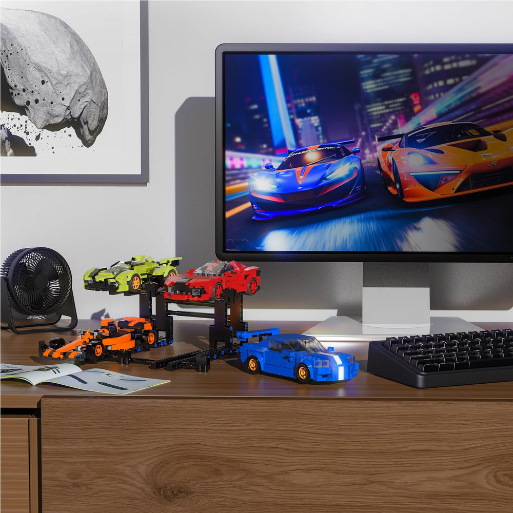 Yuorangenet display stand easy-assembly enables quick setup