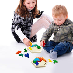 Durable wooden blocks provide tactile feedback and long-lasting fun