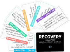 yusetoyue addiction recovery cards education prompts for knowledge