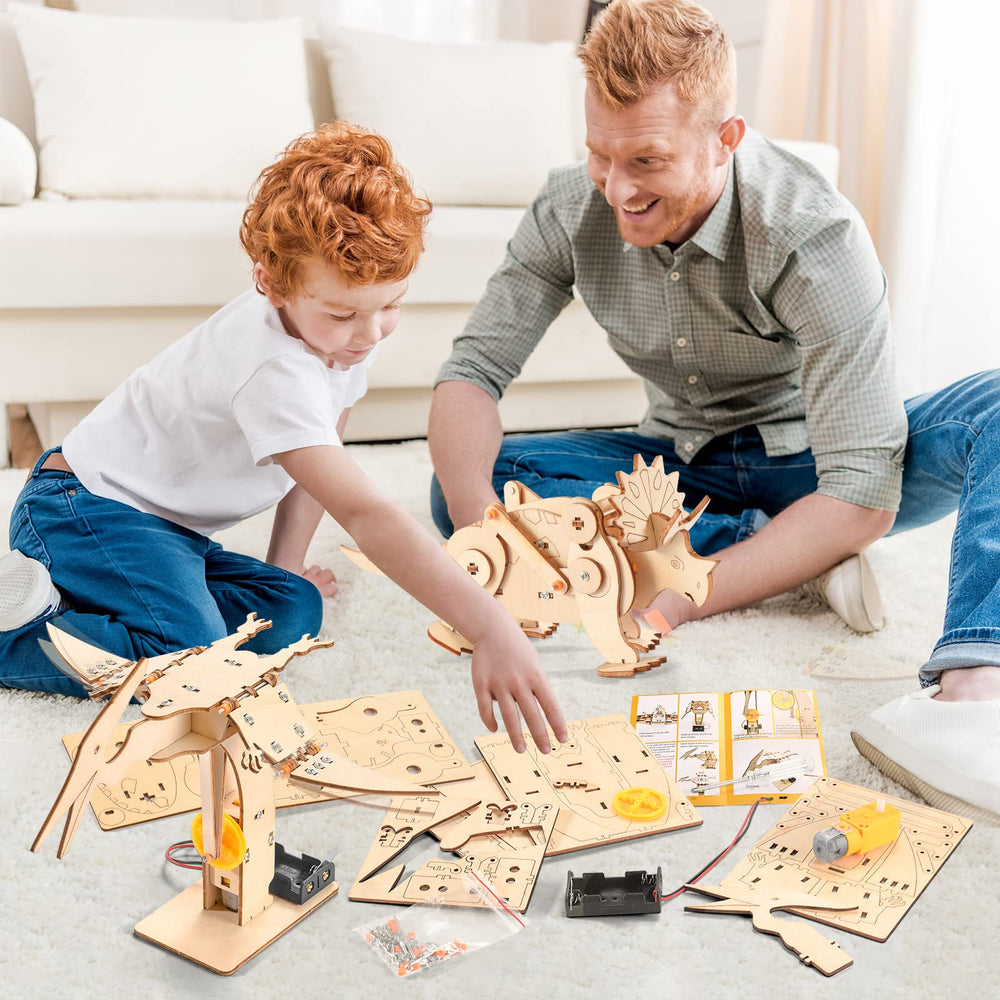 Yutin dinosaur STEM kit color gift box provides a ready-made present for curious minds