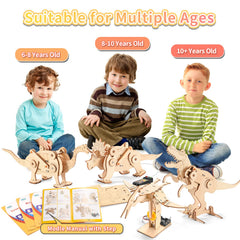 Yutin dinosaur STEM kit finished 3D model ready to display and discuss