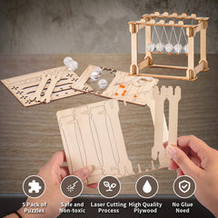 Yutin STEM kits desk display ideas decorate space while learning engineering