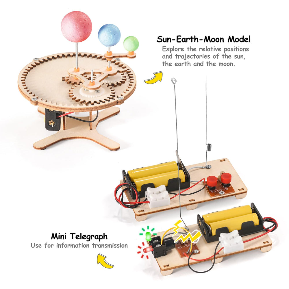 Yutin STEM kits tension-structure model shows stability concepts in action