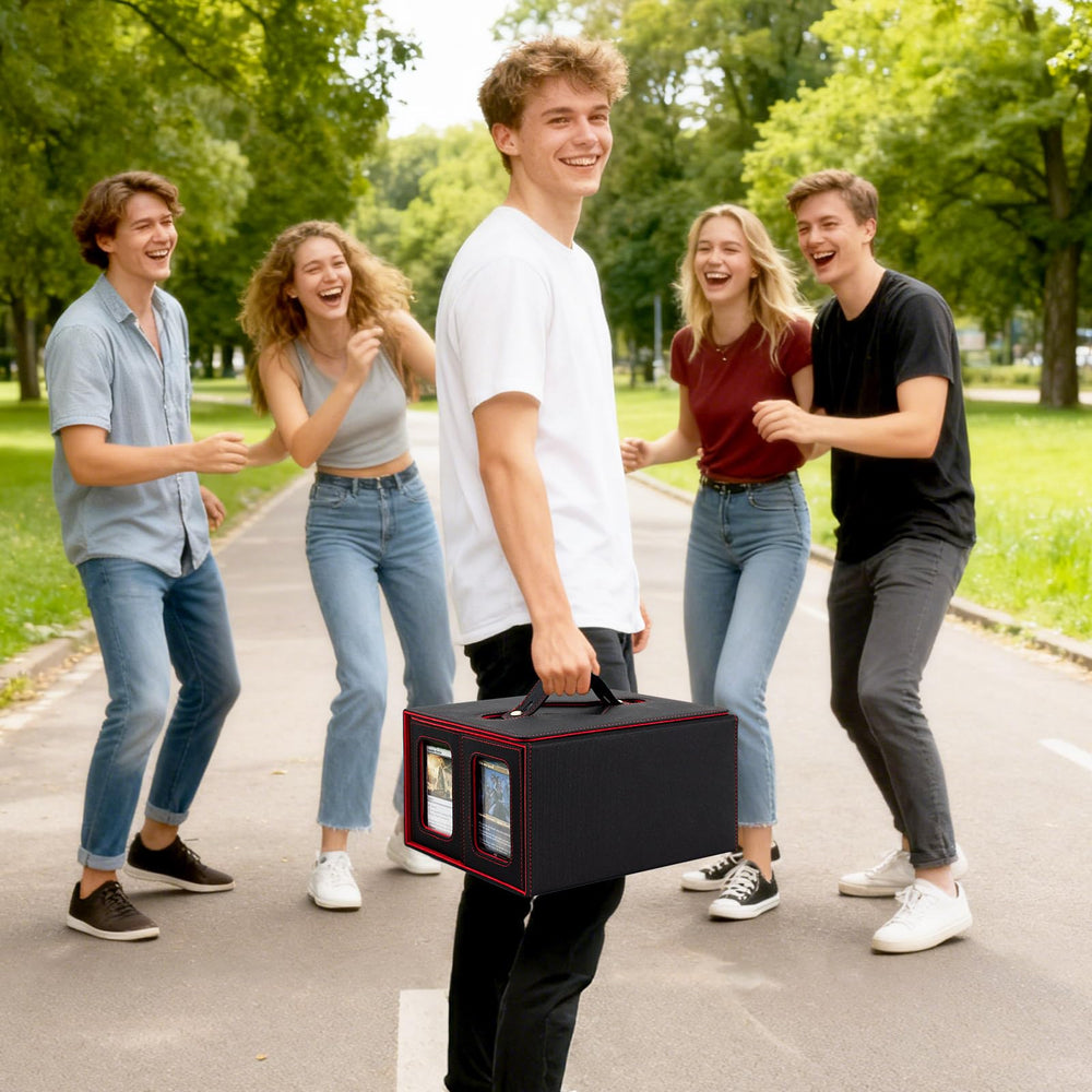 Yuunaie carry handle enables easy travel to games and events.