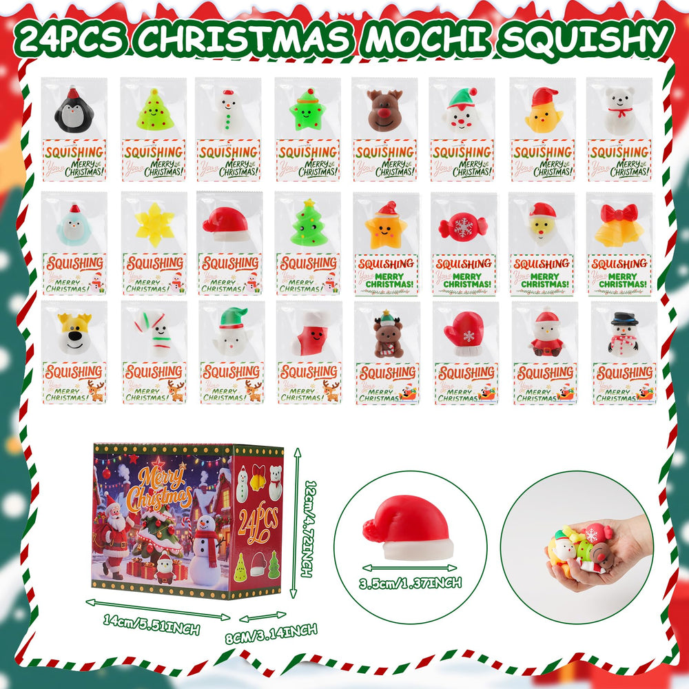YUYUGAGA 24 designs serve as festive stocking stuffers or party favors.