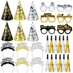 YVAINE 36-piece New Year’s Eve party set for celebrations and festive photos.