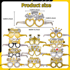 YVAINE black silver gold color theme enhances any New Year decor