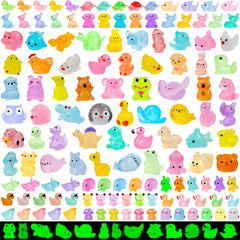 Ywevyezc luminous mini resin animals glow for night dollhouse displays.