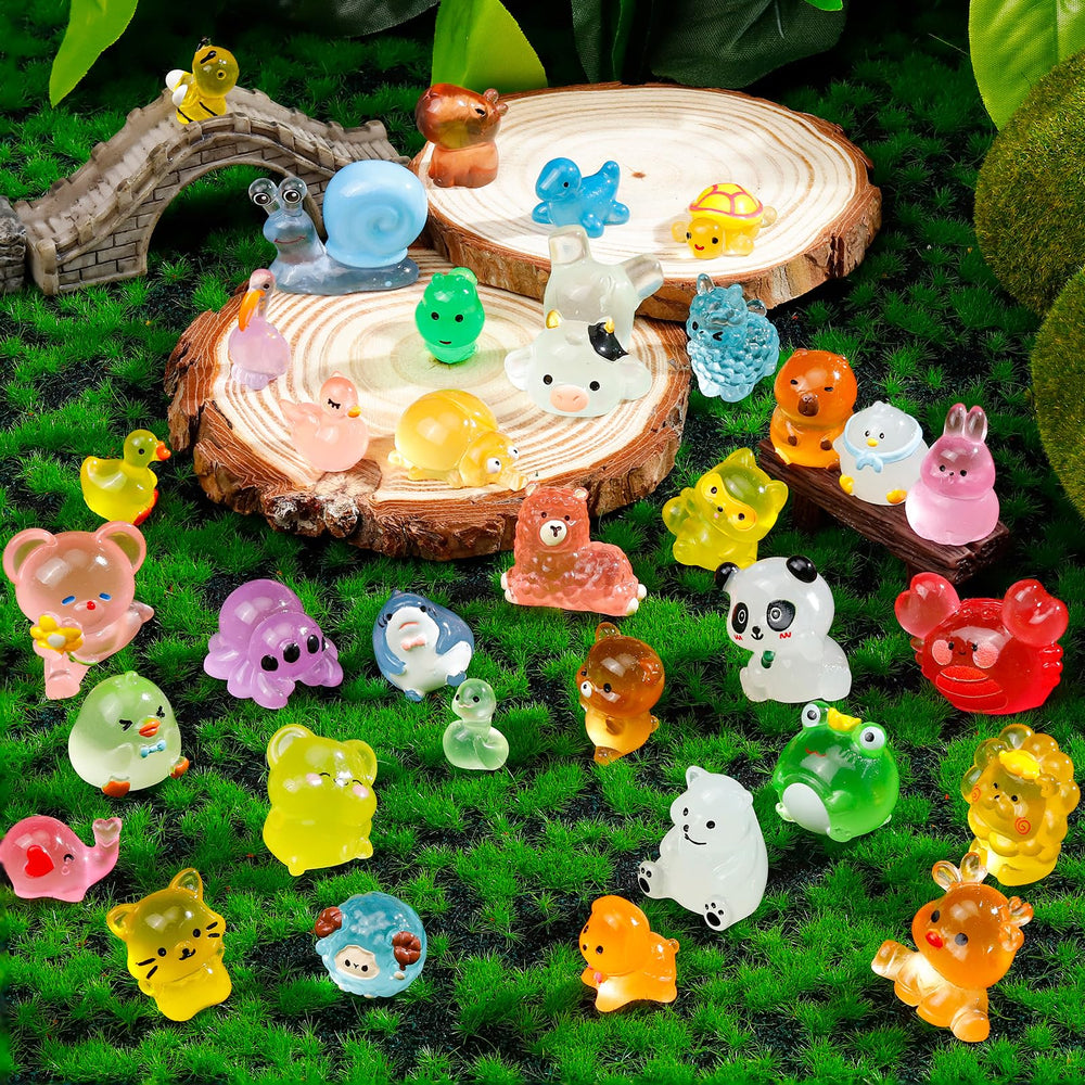 ywevyezc lion glow mini figure adds bold charm to shelves and fairy gardens