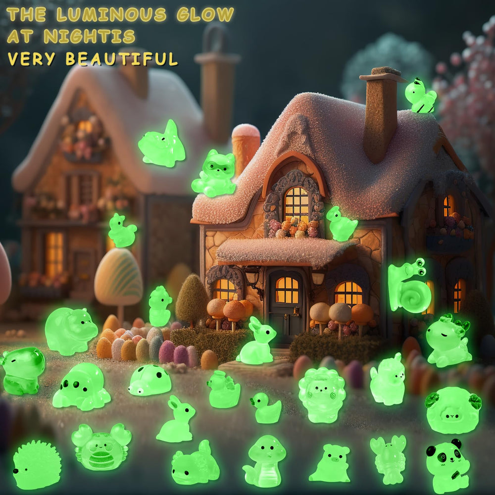 ywevyezc luminous mini resin animals seals add coastal whim to tanks