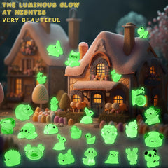 ywevyezc luminous mini resin animals seals add coastal whim to tanks