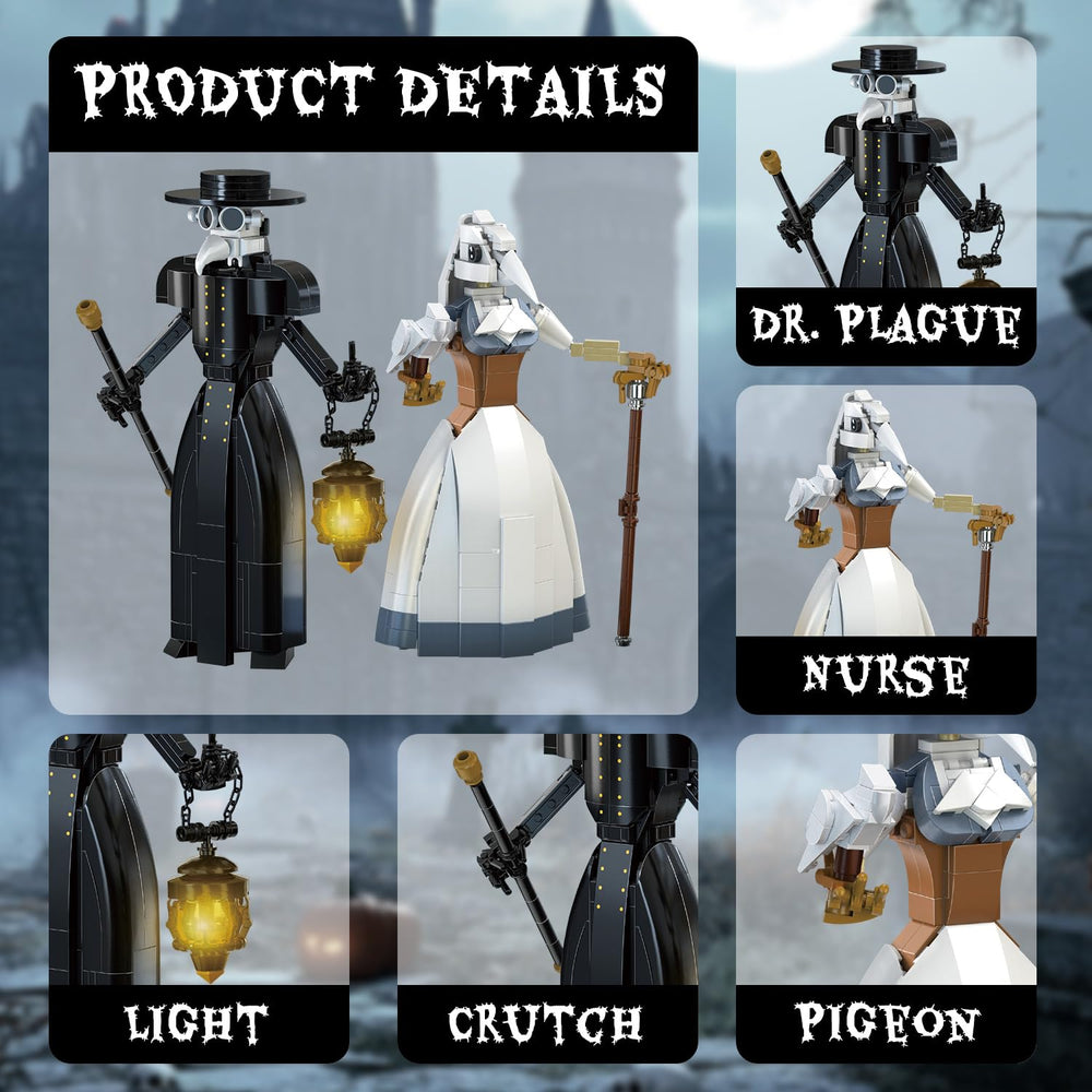 YXMUGXY plague doctor set box, ready-to-gift packaging