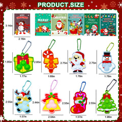 YXOTJHS Pop-It Chain with Cards: ready-to-gift set for holiday classroom exchanges.
