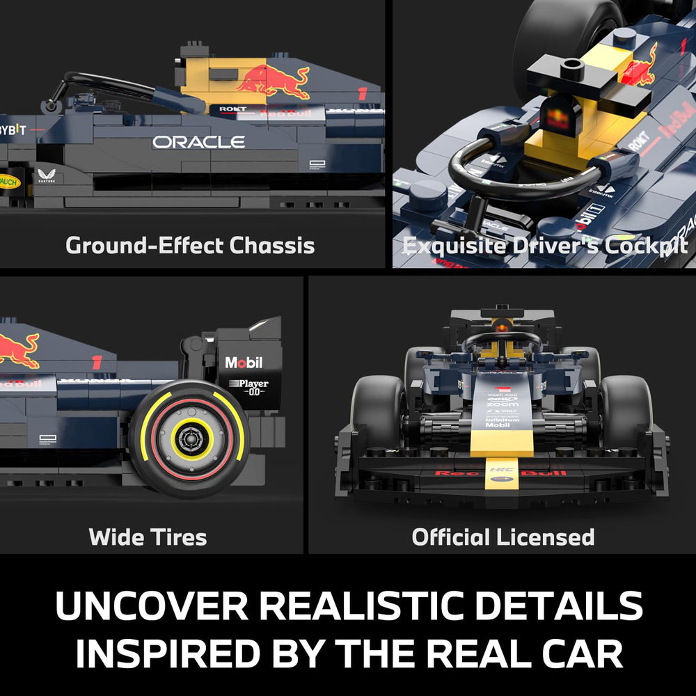 YYC RB19 ground-effect chassis highlight for authentic look
