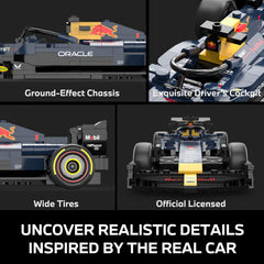YYC RB19 ground-effect chassis highlight for authentic look