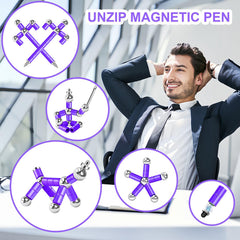 YYMHMF fidget pen with durable alloy body and gold-plated finish