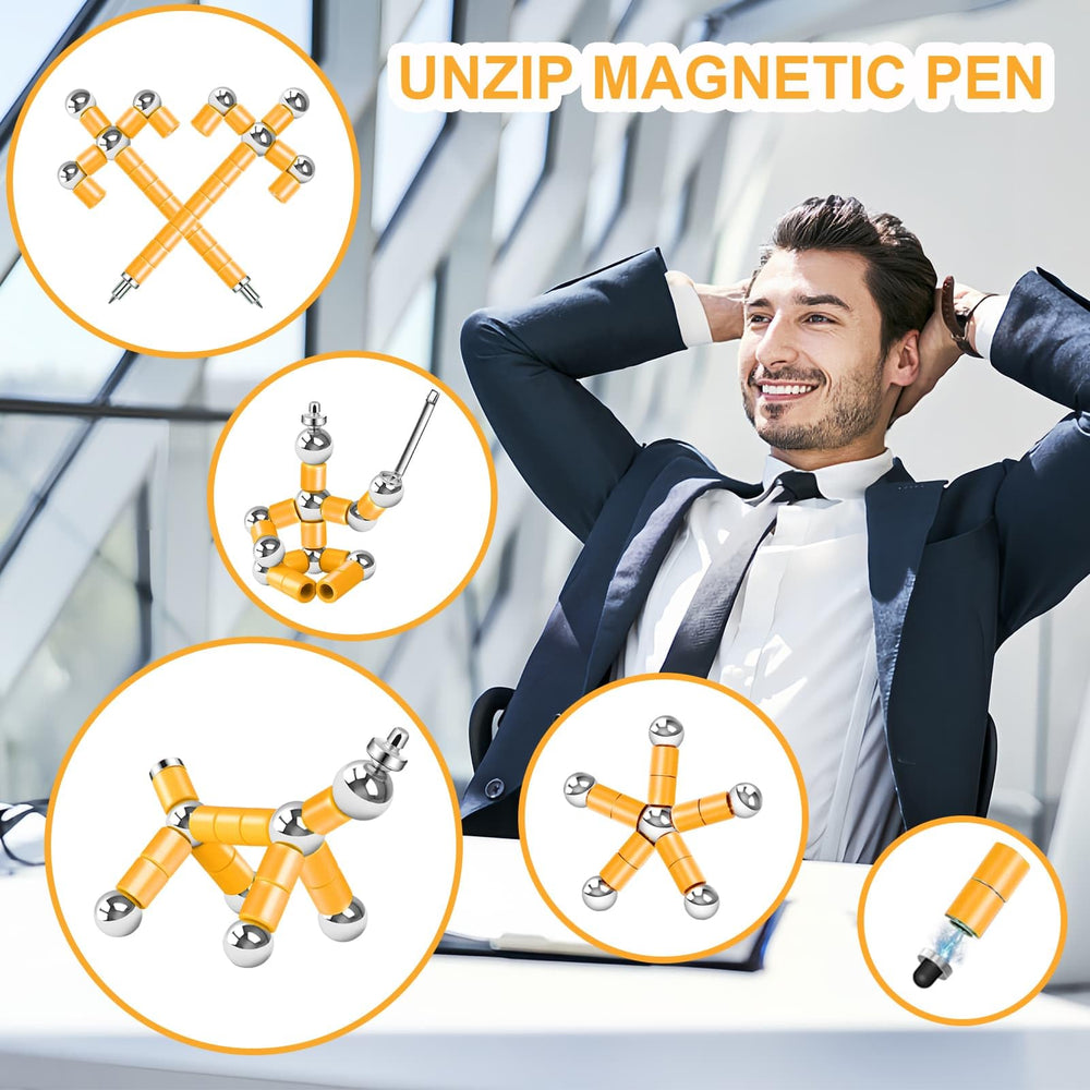 YYMHMF fidget pen with gold-plated finish for stylish desk