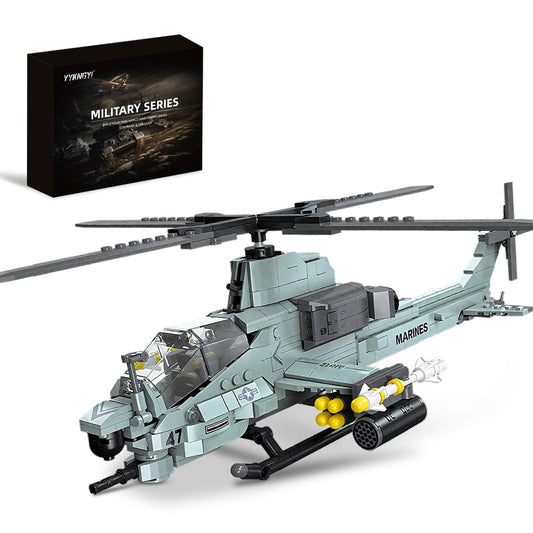 YYKNGYI AH-1Z Viper desert-tone model for display and collection at home.