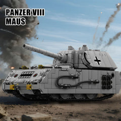 YYKNGYI Panzer VIII Maus cannon adjustment enables dynamic posing