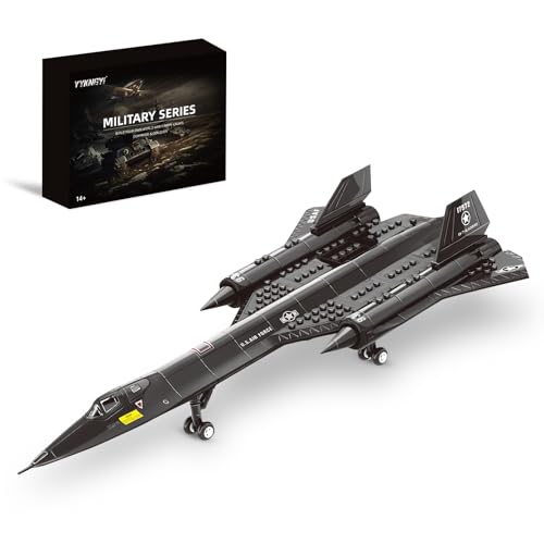 YYKNGYI SR-71 Fighter Jet assembly for an authentic military display