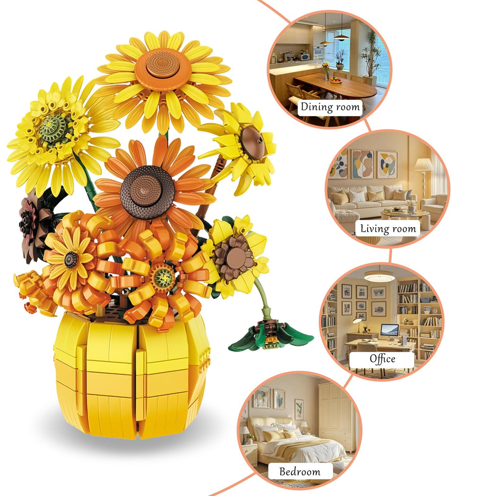 YYMayLsh Sunflowers petal details showcase lifelike texture and depth.