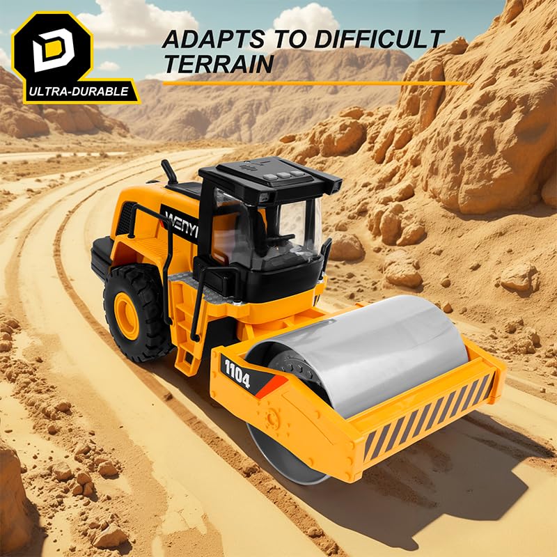 YySiRui heavy-duty tires grip sand, dirt, and carpet.