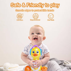 Yzata musical flapping yellow duck gifts for babies and toddlers foster imaginative play.