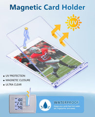 YZtree slim 1oz acrylic card case highlights featherlight design for multi-card displays.
