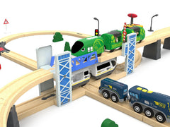 Z MAYABBO crossing tracks image showcases seamless integration with existing sets.