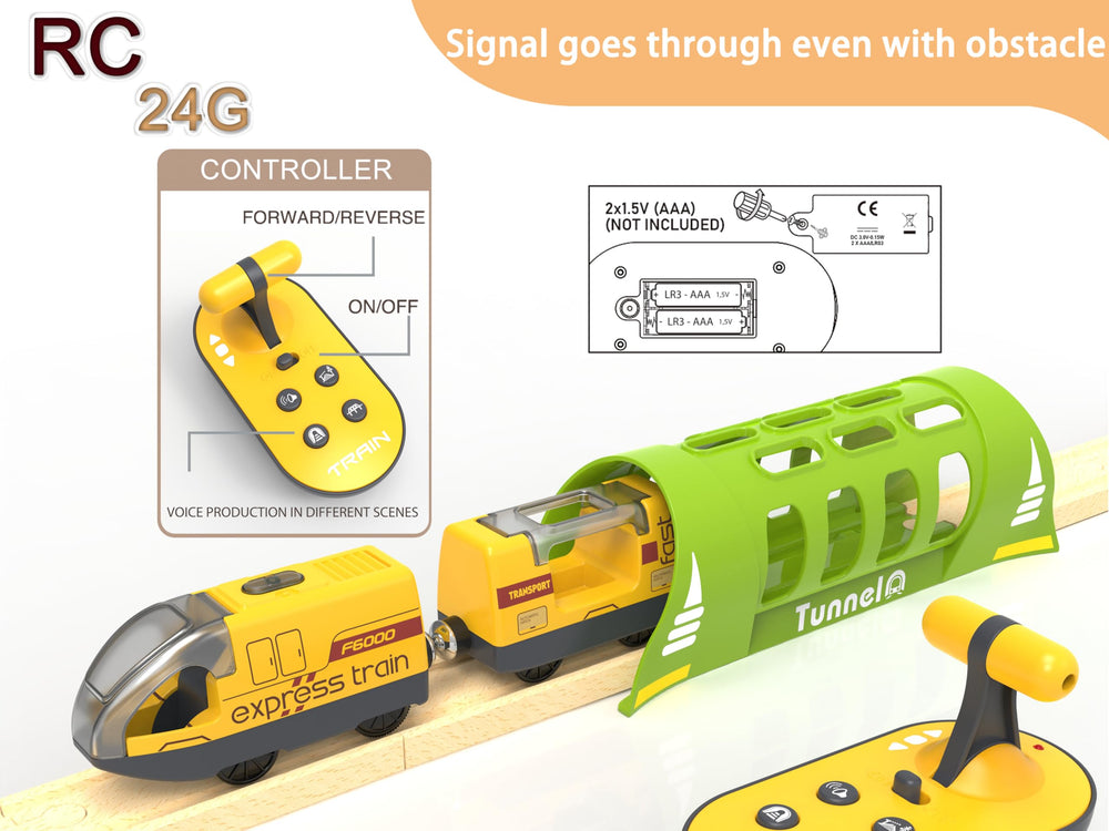 Z MAYABBO magnetic train connection enables expandable layouts