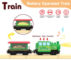 Z MAYABBO remote control train enabling forward, stop and reverse maneuvers