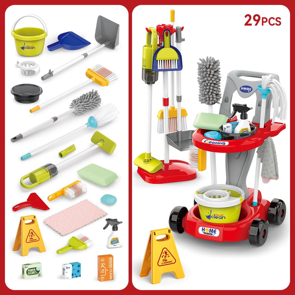 Zaddgiuuy toddler cleaning set broom for imaginative housekeeping