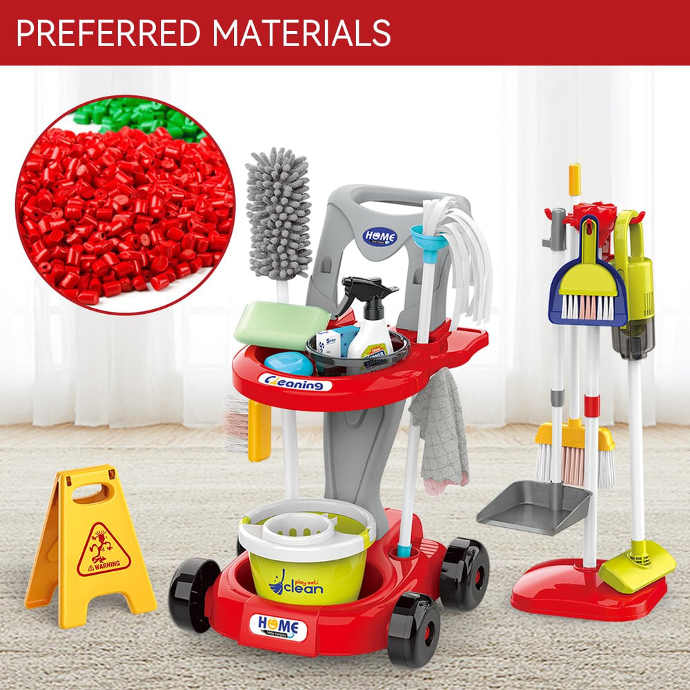 Zaddgiuuy toddler cleaning set cart for organized play mobility