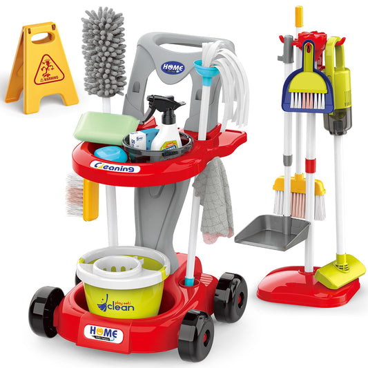 Zaddgiuuy toddler cleaning set vacuum for pretend play and motor skill growth