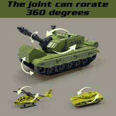 ZAKVENFUN army men twelve figures boost pretend missions and teamwork