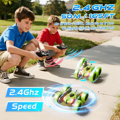 Zalneo robust ABS shell and 4WD handle rough bumps and outdoor riding.