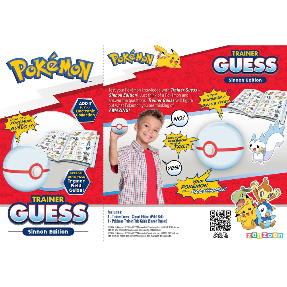 Zanzoon Pokemon Trainer Guess Sinnoh ball in use with voice interaction feature