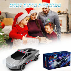 Zappido Cybertruck RC toy LED lights brighten night racing