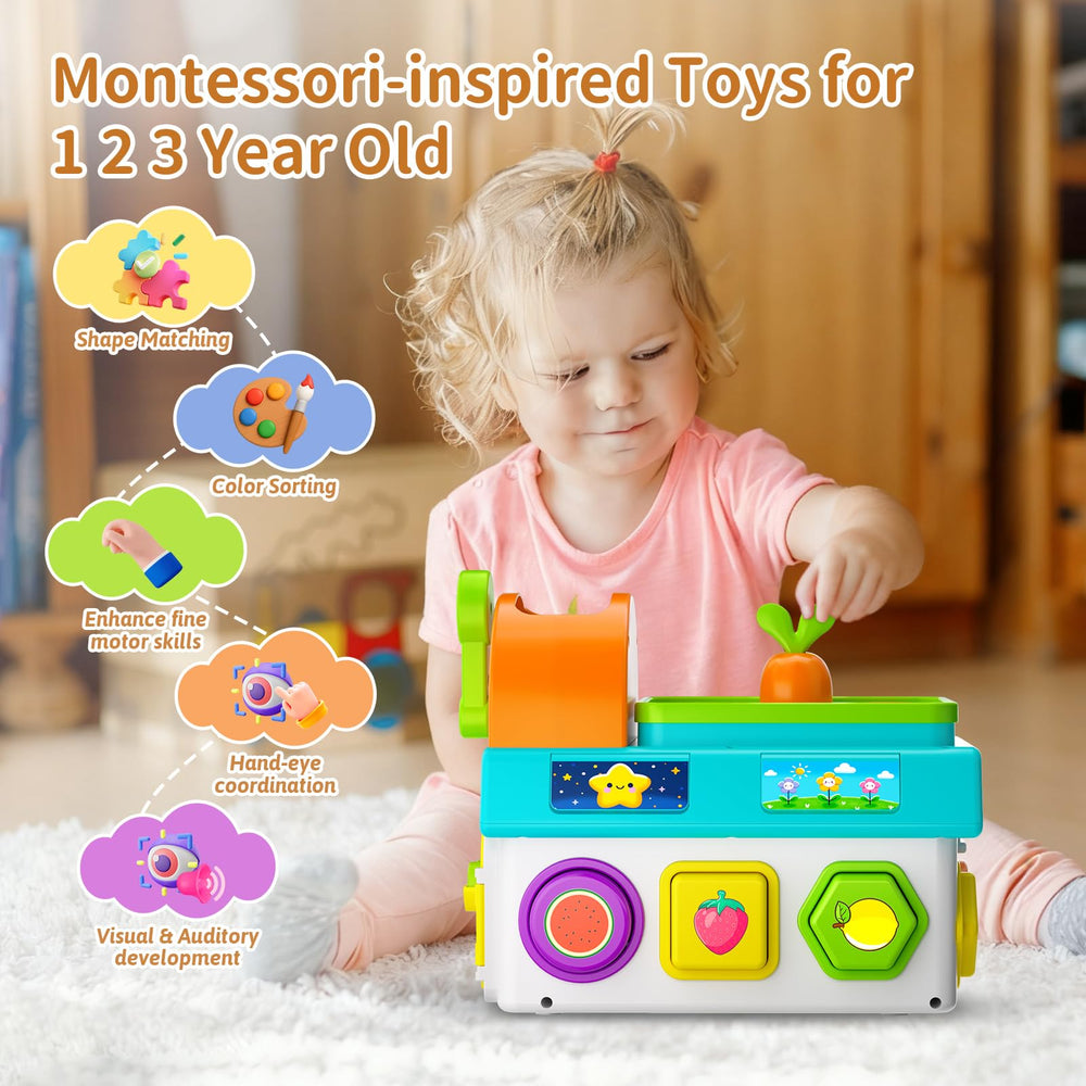 Zardali Montessori sliding window switch adds action and discovery during play.