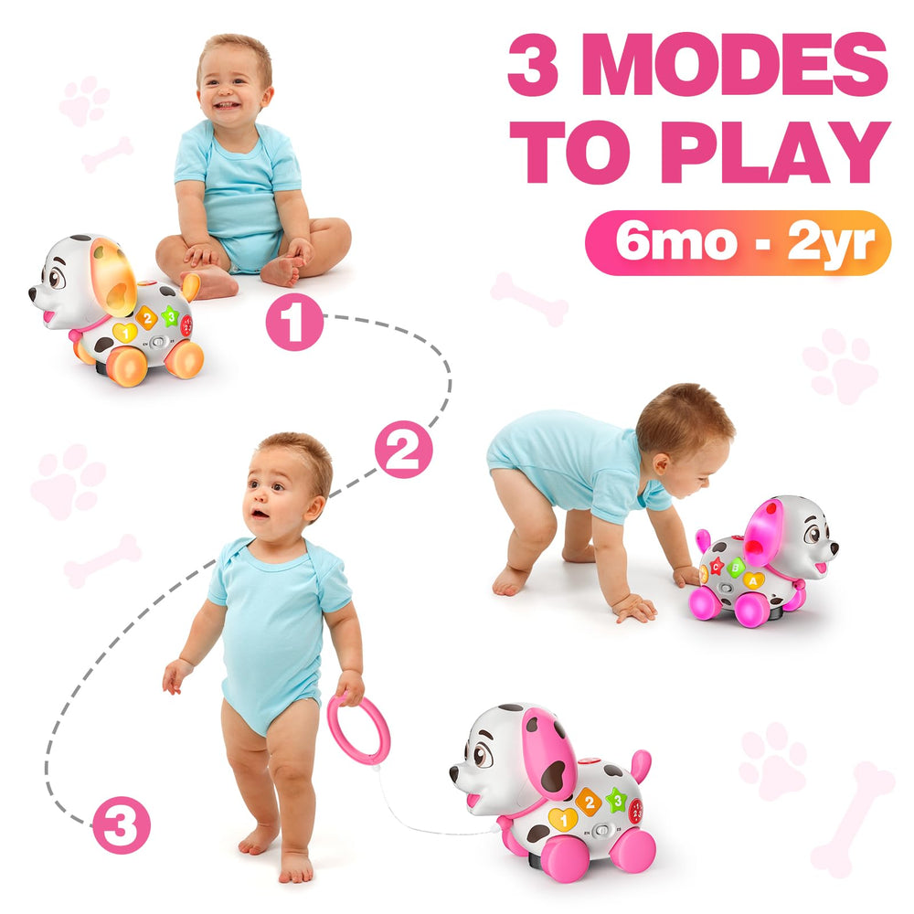 Zardali LED lights and rhymes engage senses during play.
