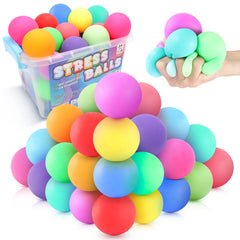 ZaxiDeel slow rising stress balls group shot suitable for classrooms and home calm-down moments.