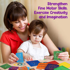 ZaxiDeel geoboard smooth ABS surface for safe kid play